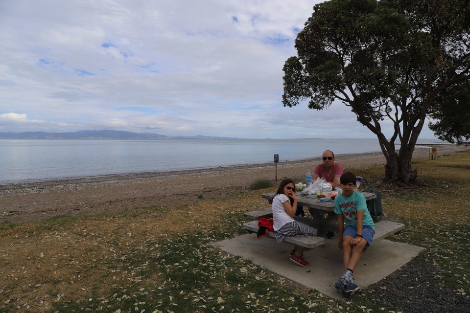 Neuseeland - Auckland - Mittagspause am Strand