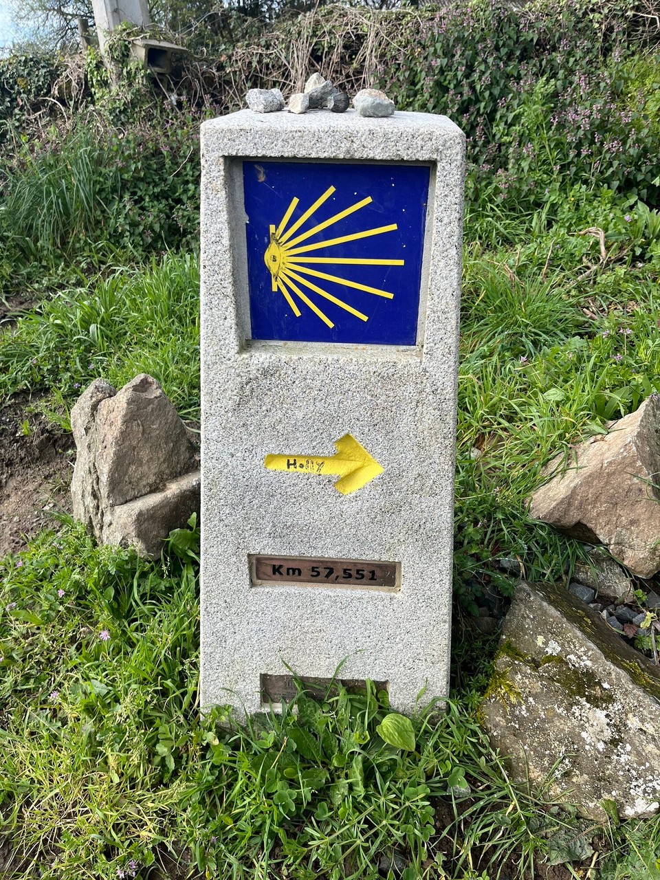 Spanien - Melide - Die Hälfte der Strecke ist geschafft.
