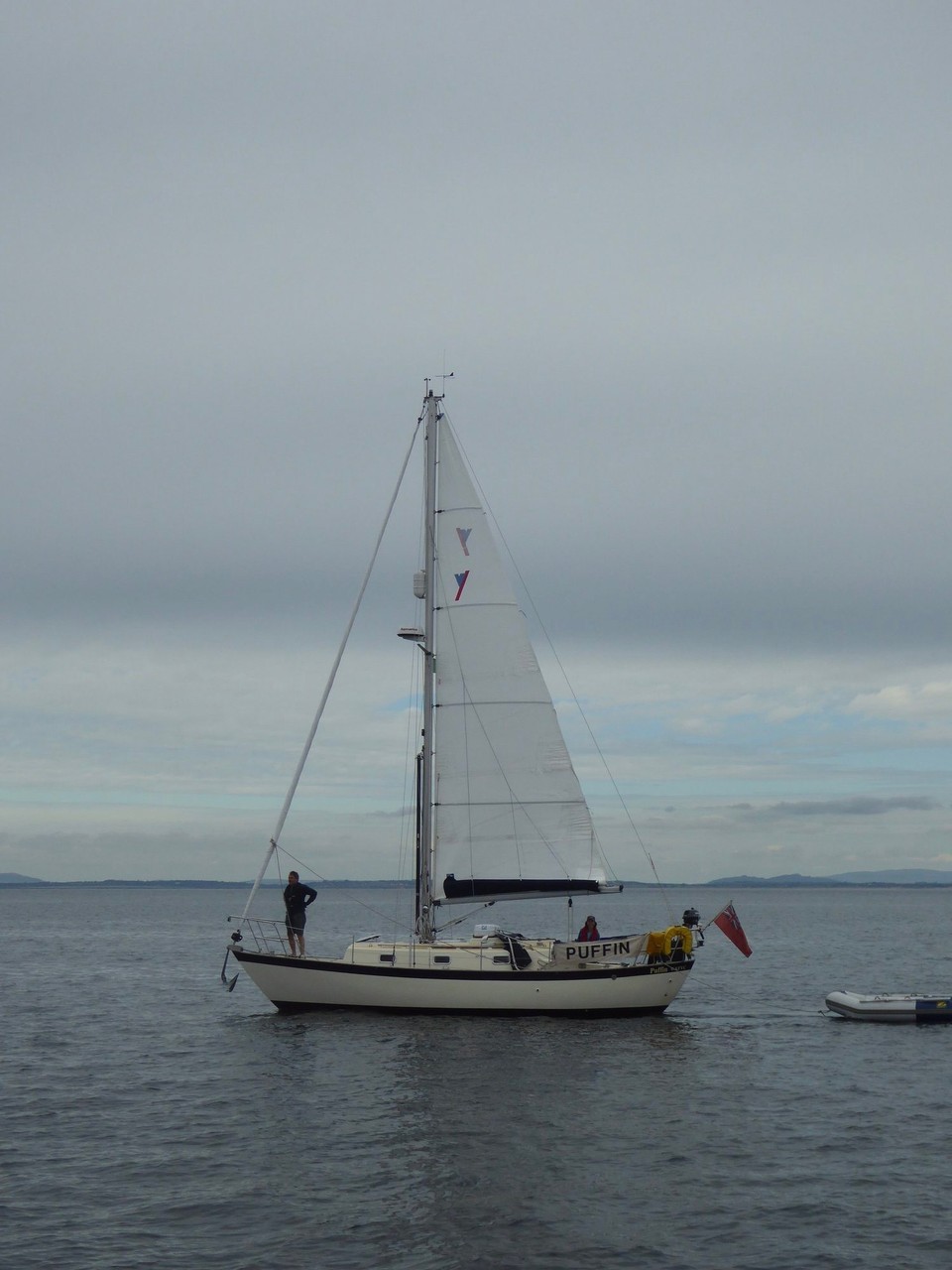 Ireland - Kilmore Quay - Puffin sailed over to anchor nearby.