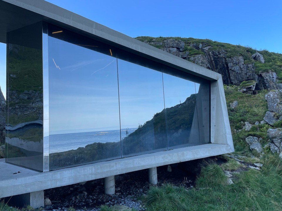 Norwegen - Sortland - Jetzt noch die Toilette von vorne bei gutem Wetter 