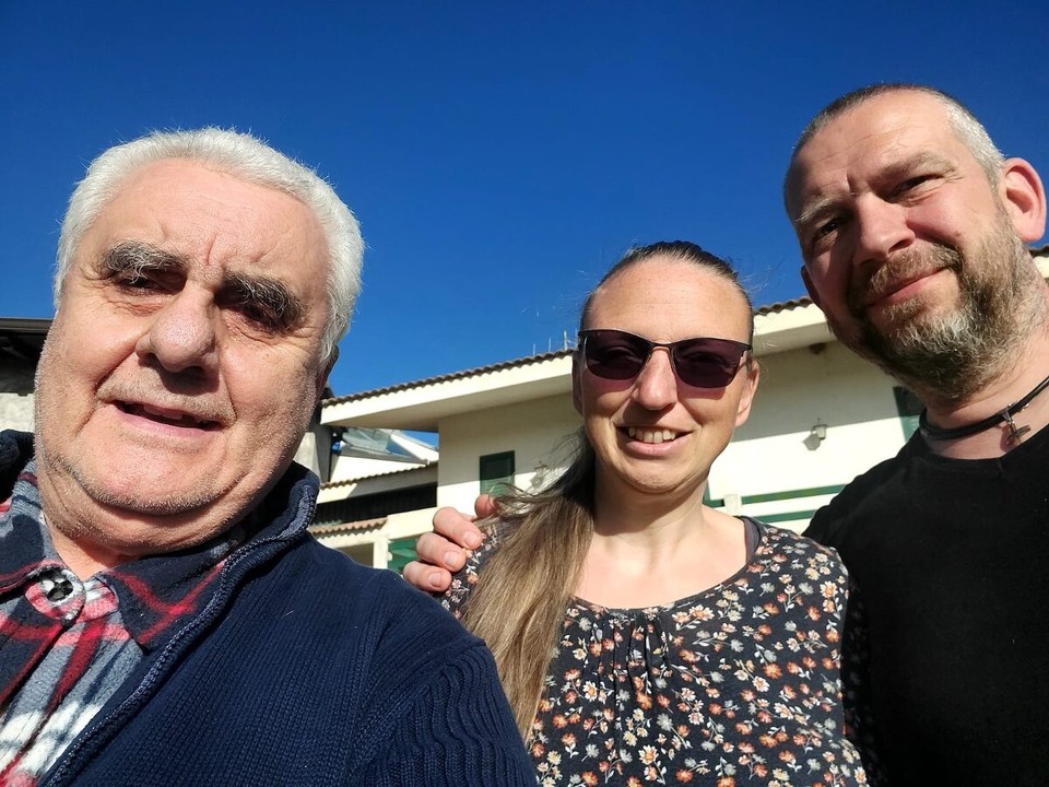 Italien - Senise - Abschiedsfoto mit Tonino