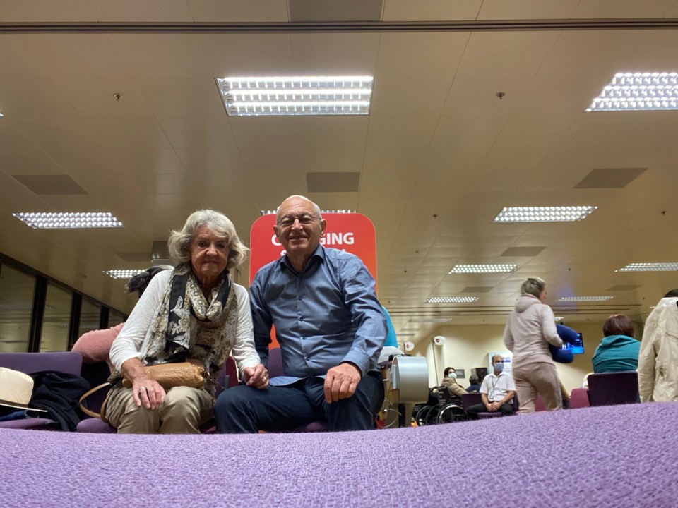 Australien - Perth - wir warten auf das Boarding zum Heimflug