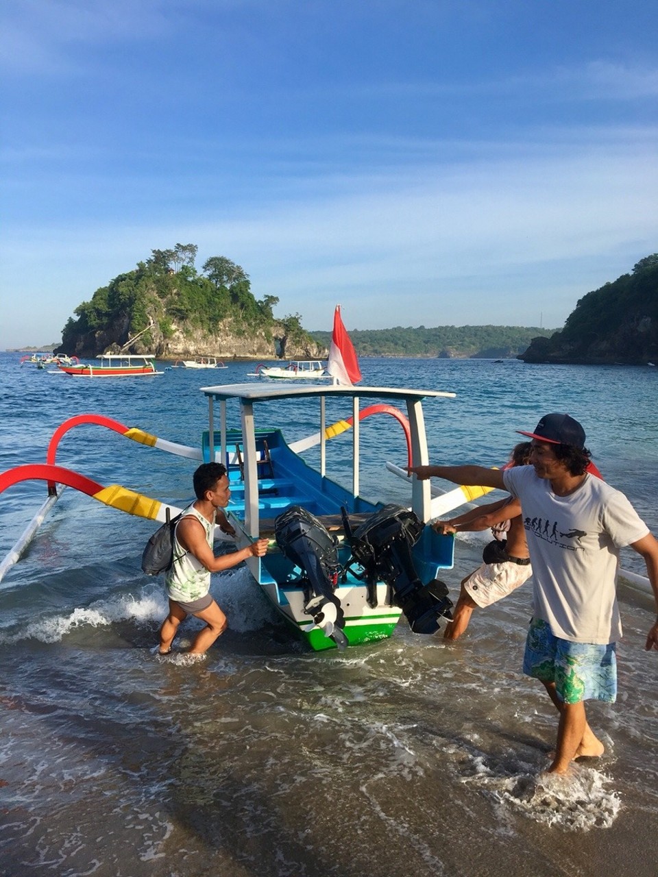 Indonesien - Klungkung - Unser Schnorchel Boot
