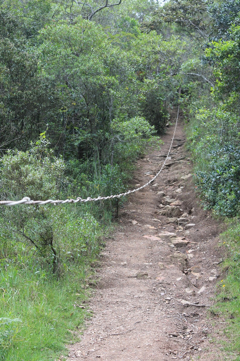 Kolumbien - Villa De Leyva - Sendero Semi-Rapel - Pfad mit Seil