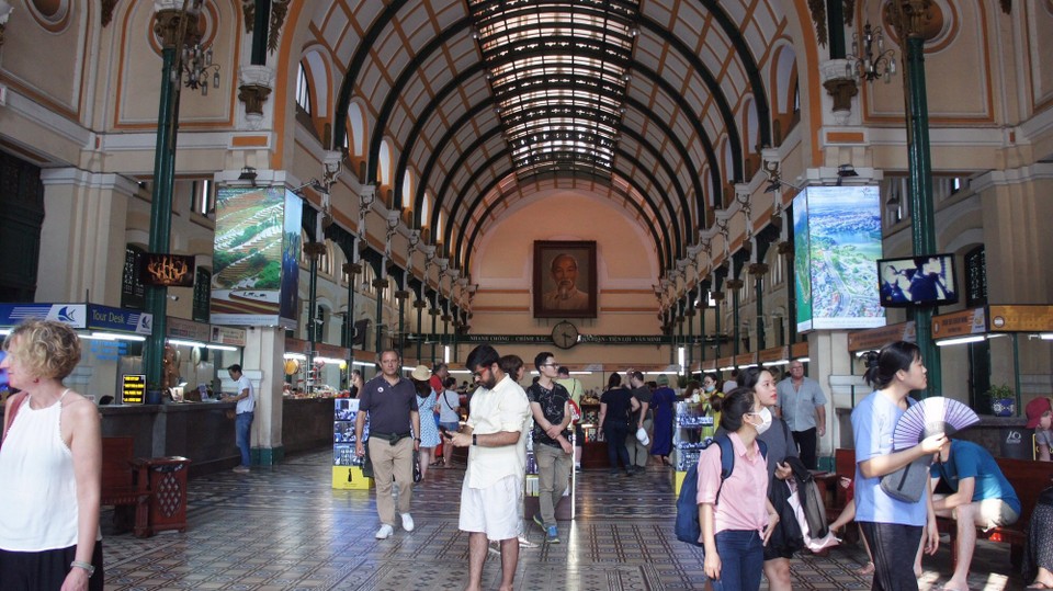 Vietnam - Ho-Chi-Minh-Stadt - Halle der Hauptpost
