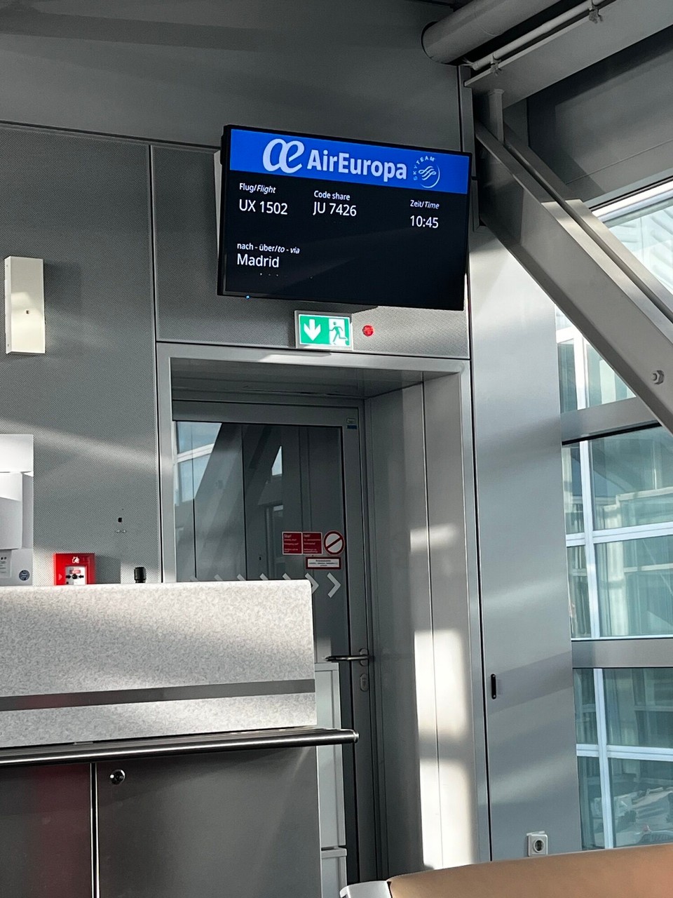 Deutschland - Frankfurt am Main - Abflug nach Madrid