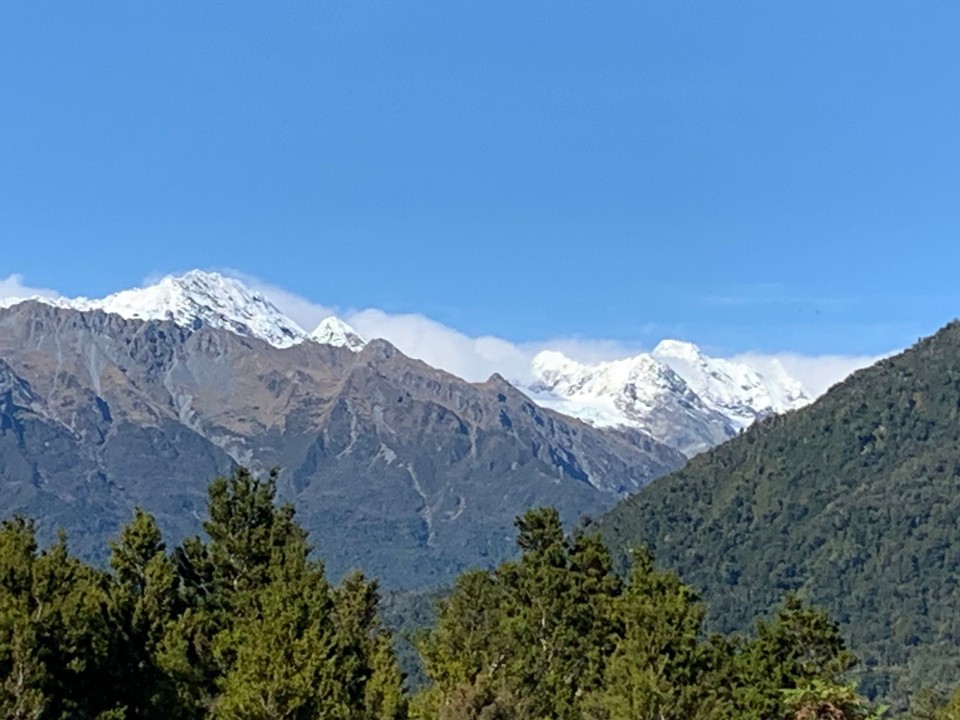 Neuseeland - Greymouth - Immer wieder sagenhafte Blicke auf die Gletscher
