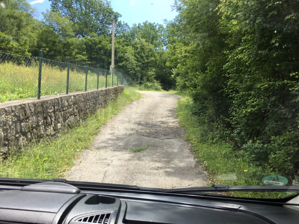 Montenegro -  - Der Weg zum angeblichen Campingplatz 