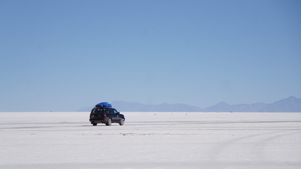 Bolivien -  - Dann fahren wir in die größte Salzwüste der Erde