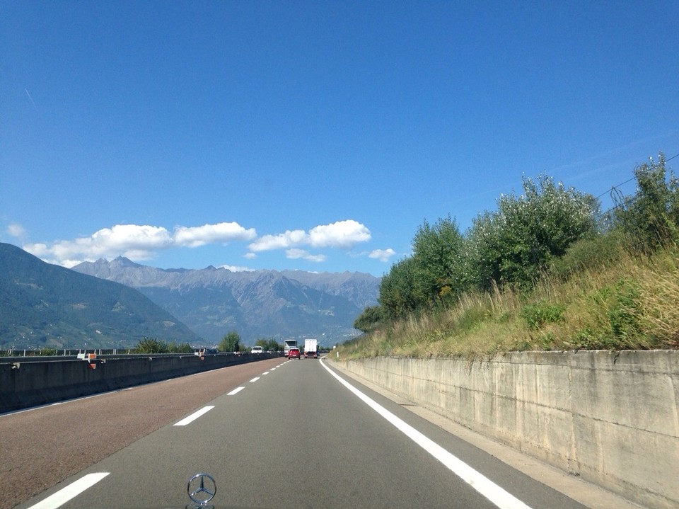  - Italien, Scena/Meran - ...dem Süden entgegen...Provinz Bozen...