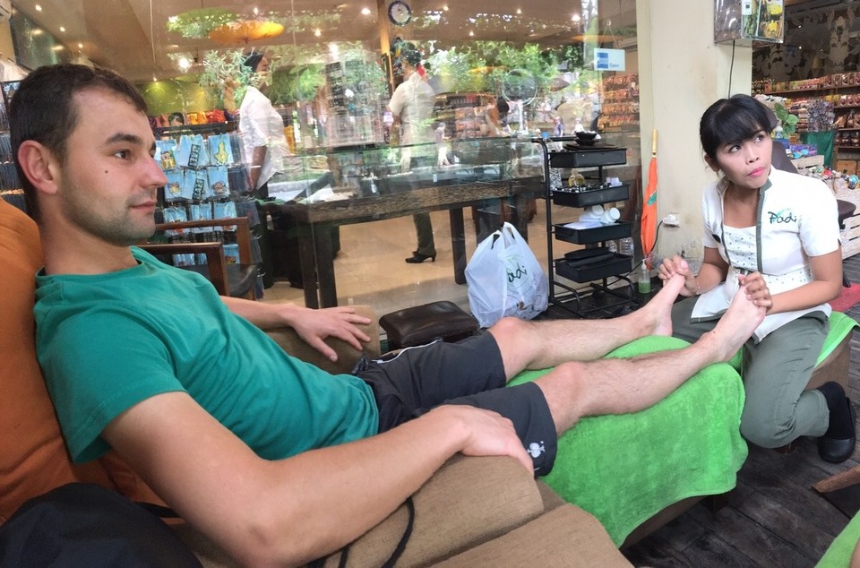 Indonesien - Gianyar - Anschließende Fußmassage