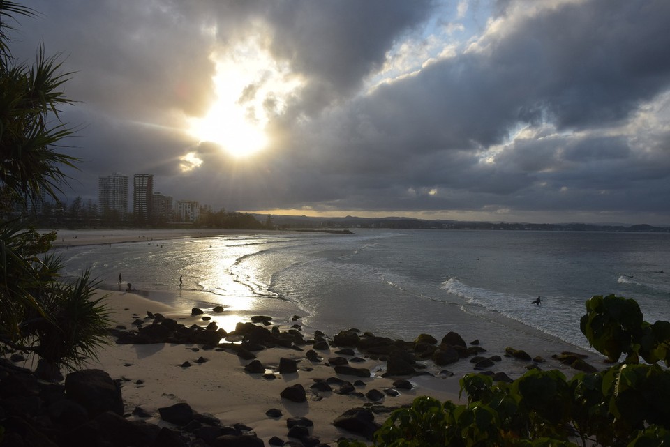 Australien - Coolangatta - Auf dem Rückweg kamen wir wieder am Coolangatta Beach vorbei