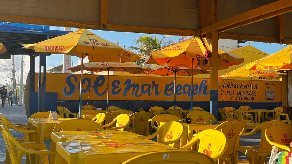 Brasilien - Salvador - Restaurant in Villa de Atlantico direkt am Strand