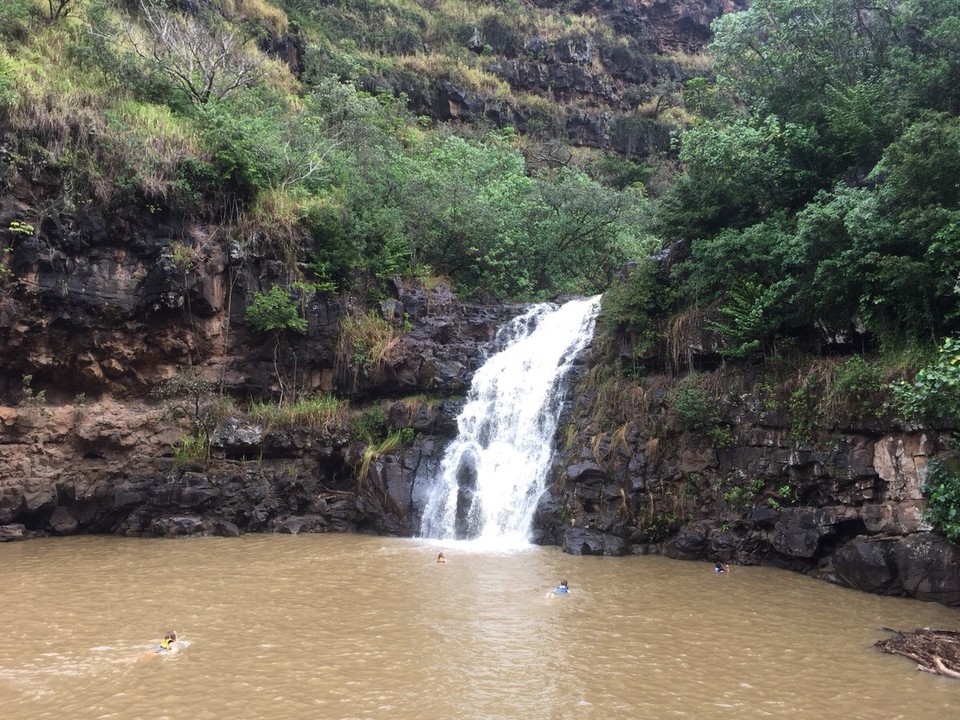 Vereinigte Staaten - Hauula - Waimea Wasserfall 