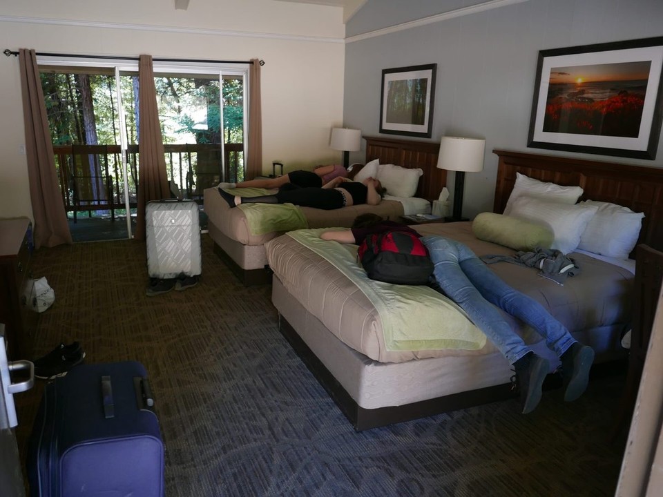USA - Big Sur - ...unser Zimmer...wir sind alle k.O. 😅😂