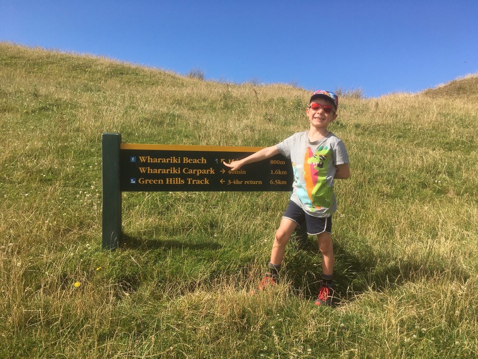 Neuseeland - Puponga - Dann wandern wir los.