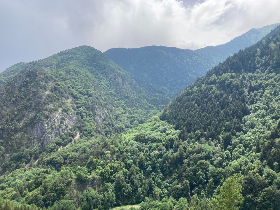 Italien - Stroppo - Ausblicke beim letzten Aufstieg 