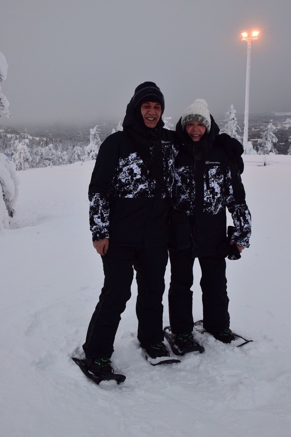 Finnland - Sirkka - Wir machen heute eine Schneeschuh Wanderung 