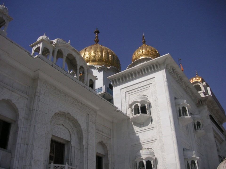 Indien - Neu Delhi - Der Sikhs Tempel bei New Delhi