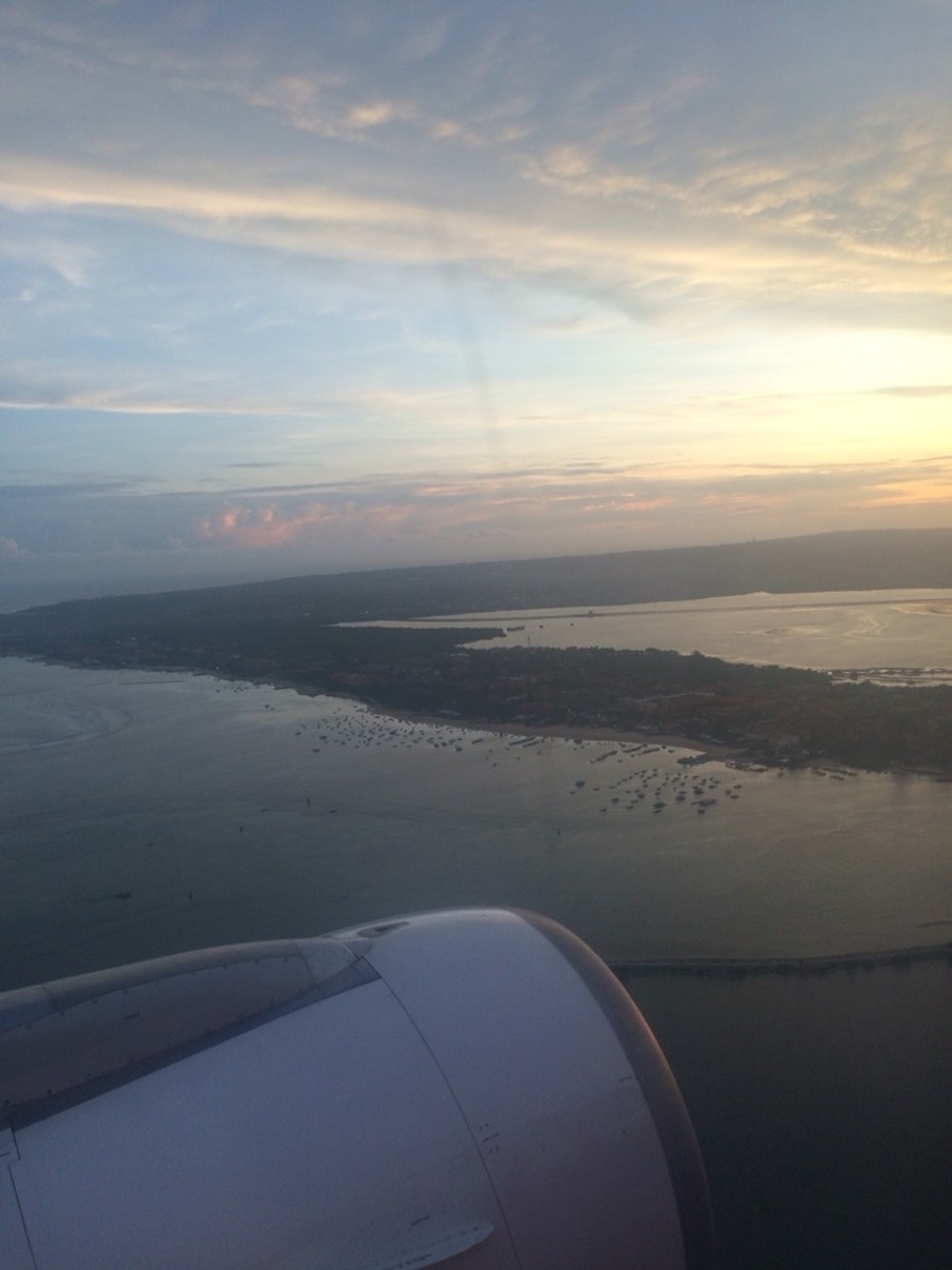 Indonesien - Badung - Anflug auf Bali.