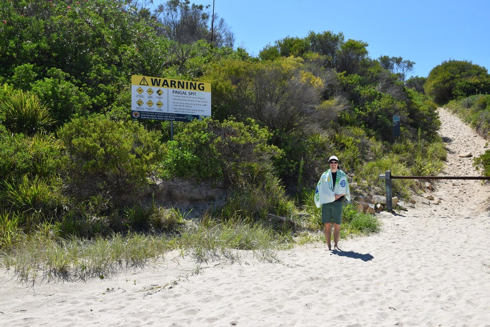 Australien - Port Stephens - Welcome to Shark Island
