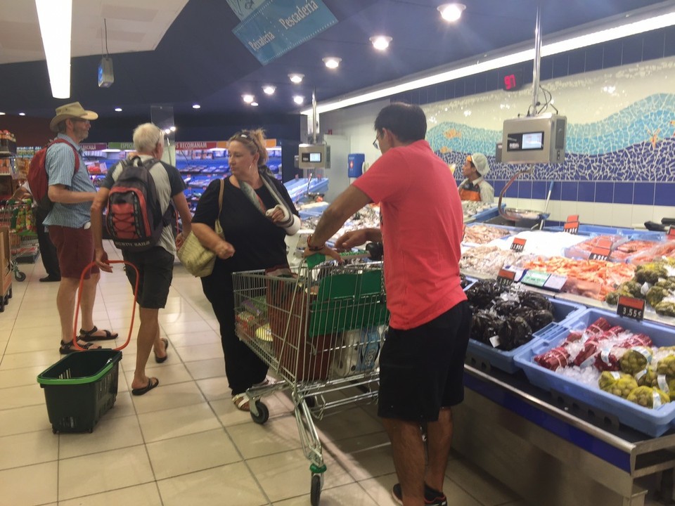  - Spain, Palma de Mallorca - The fish section at our local supermarket. 