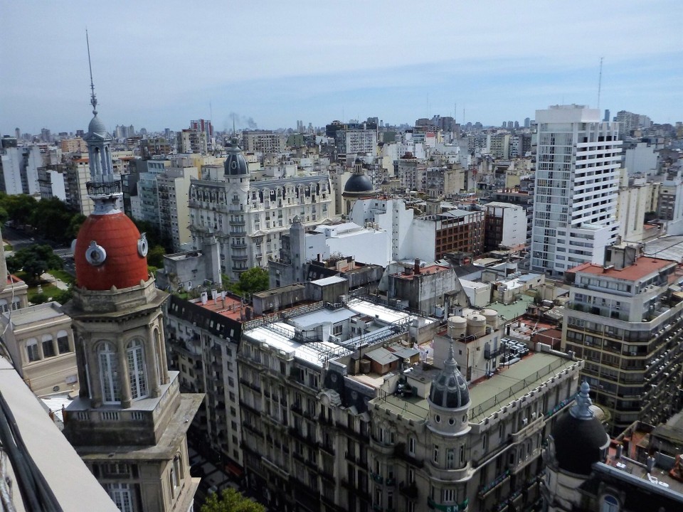 Argentinien - Buenos Aires - Aussicht vom Turm Barolo