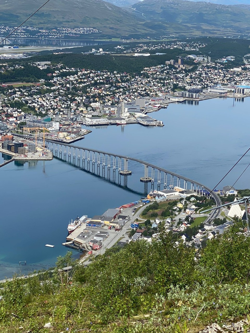 Norwegen - Tromsø - Zu sehen die blöde Brücke 