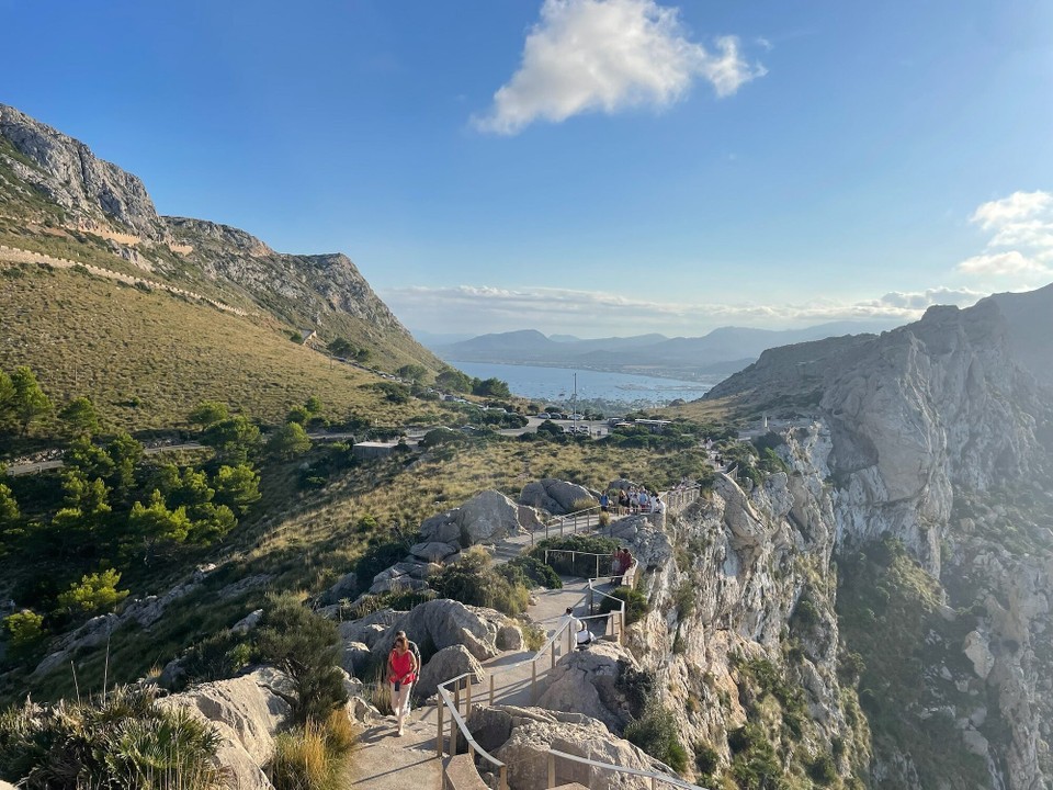 Spanien - Cap Formentor - die schöne Aussicht genossen.