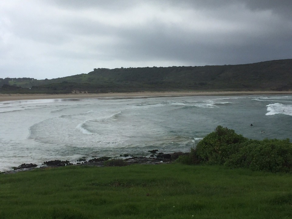 Australia - Barrack Point - Steves best surf yet at The Farm . Best wifey ever sat in car while it rained waiting.. waiting !!