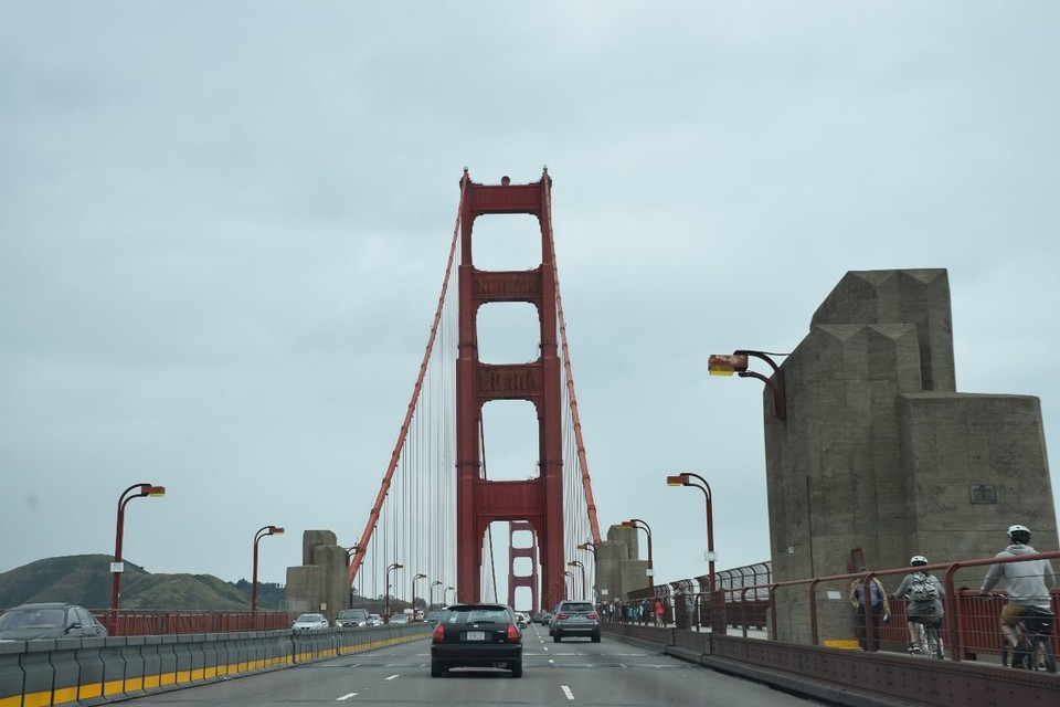 USA - San Francisco - Yeah, wir fahren über die Brücke!