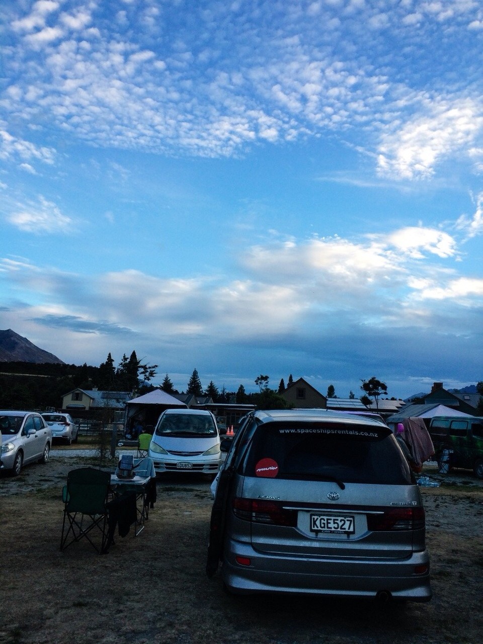 Neuseeland - Glenorchy - Und endlich da am Zeltplatz. 