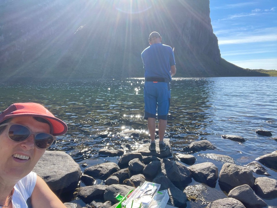 Norwegen - Bøstad - Heute angeln wir…Forellen 