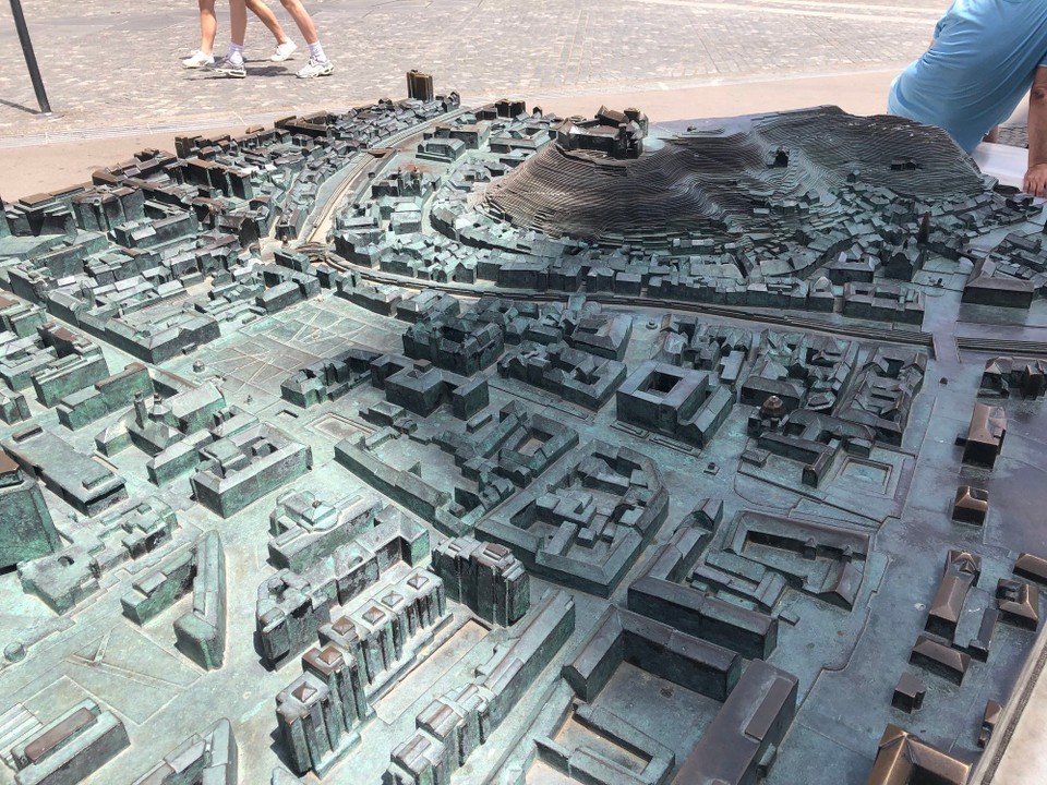Slowenien - Laibach - Model der Stadt Ljubljana