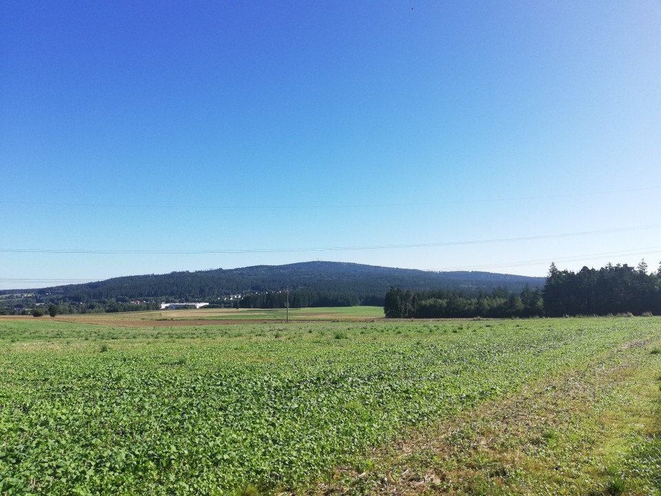 Deutschland - Höchstädt im Fichtelgebirge - Vorausschau zum Großen Kornberg