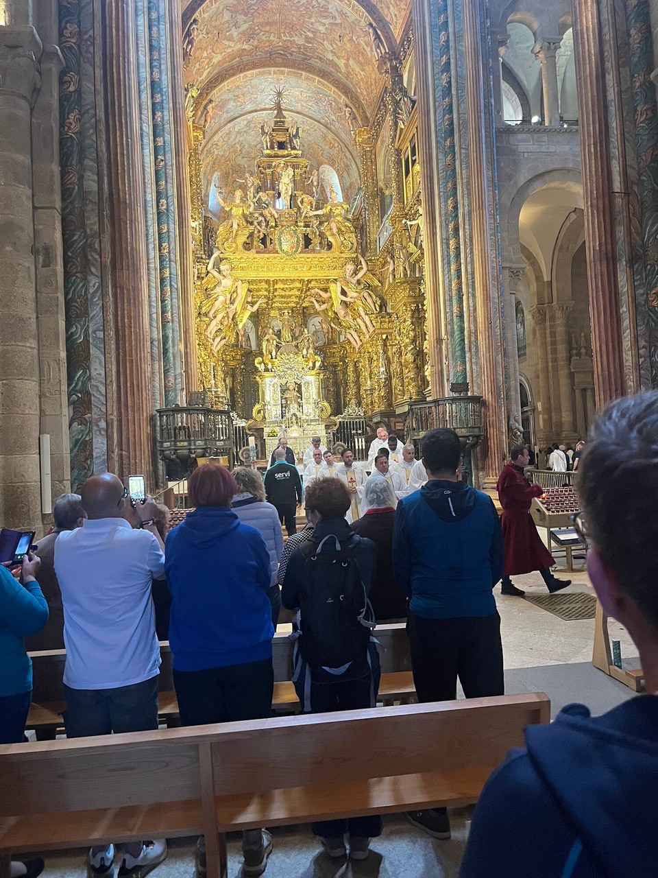 Spanien - Santiago de Compostela - Pilgermesse