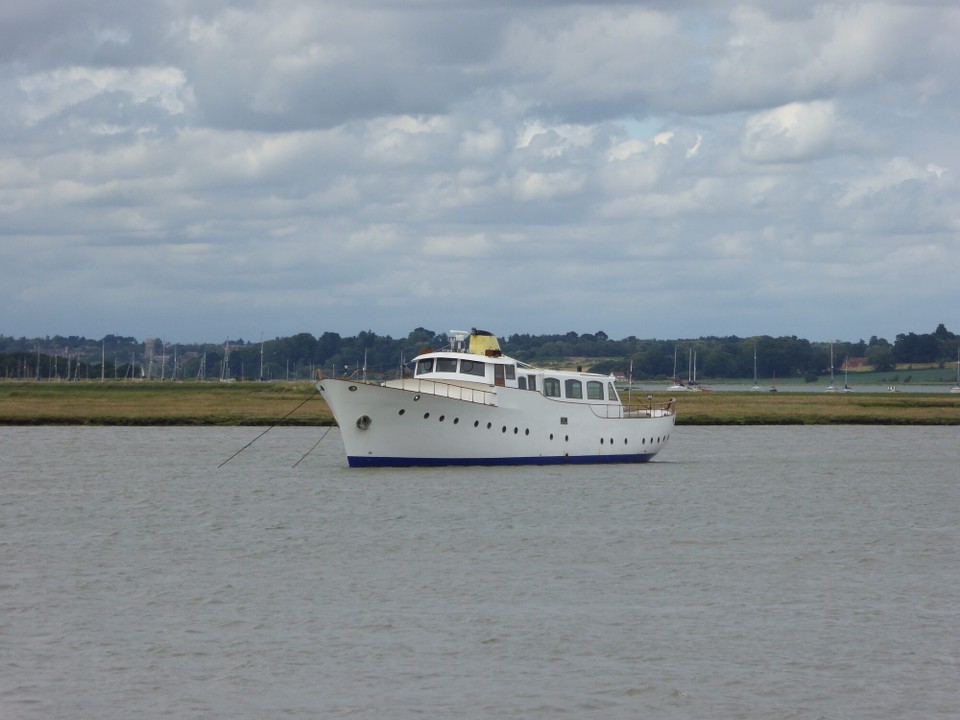 United Kingdom - Woodbridge - This boat reminds us of the Scillonian; hopefully a more comfortable journey on the Deben.