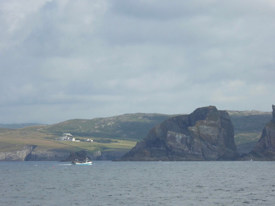 Ireland - Adrigole - We’d been advised to give Mizen Head a wide berth because of the rough seas, but the local fishermen have no such qualms.