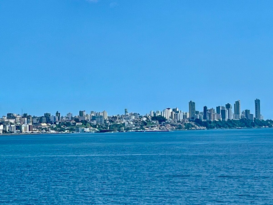 Brasilien - Salvador - Blick auf Salvador de Bahia vom Festungsgrlände