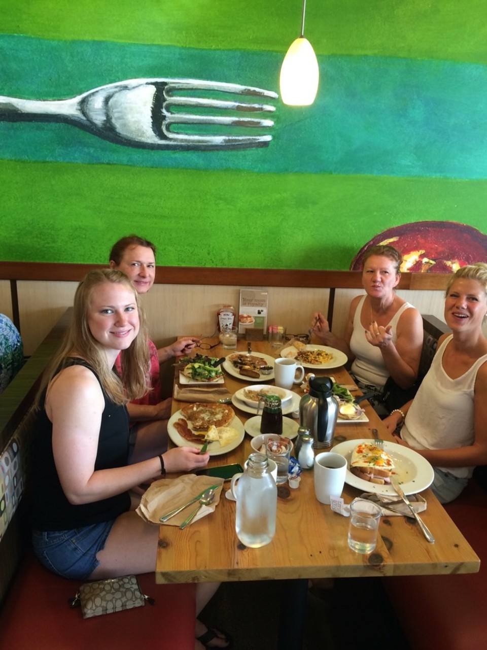 Vereinigte Staaten - Brandon - Lunch :-) mit Mama,Tante Eva und Cousine Jenny 