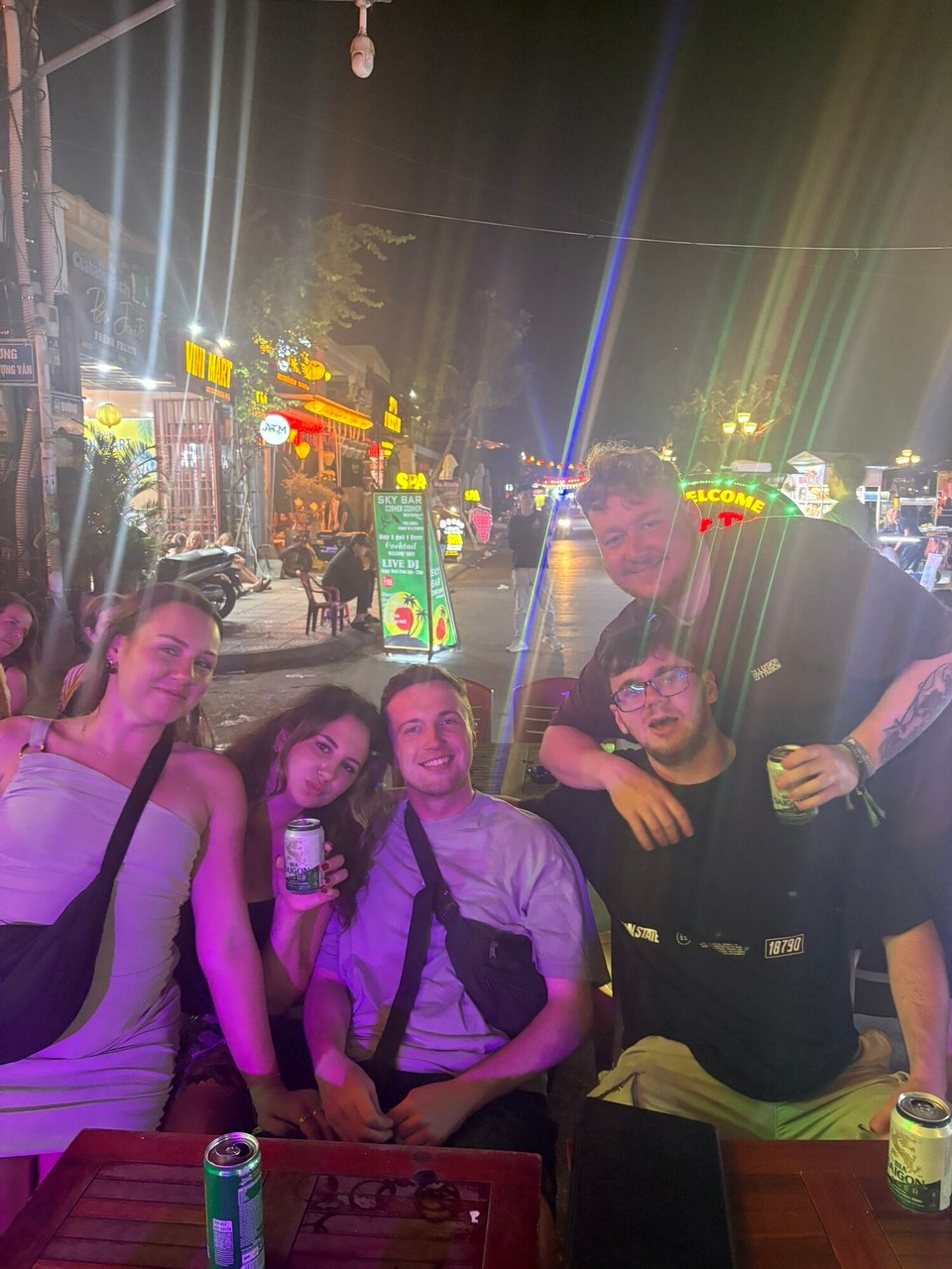 Vietnam - Hoi An - Dancing with this lot in the club ❤️ are our new dorm mates gunna live up to our expectations??