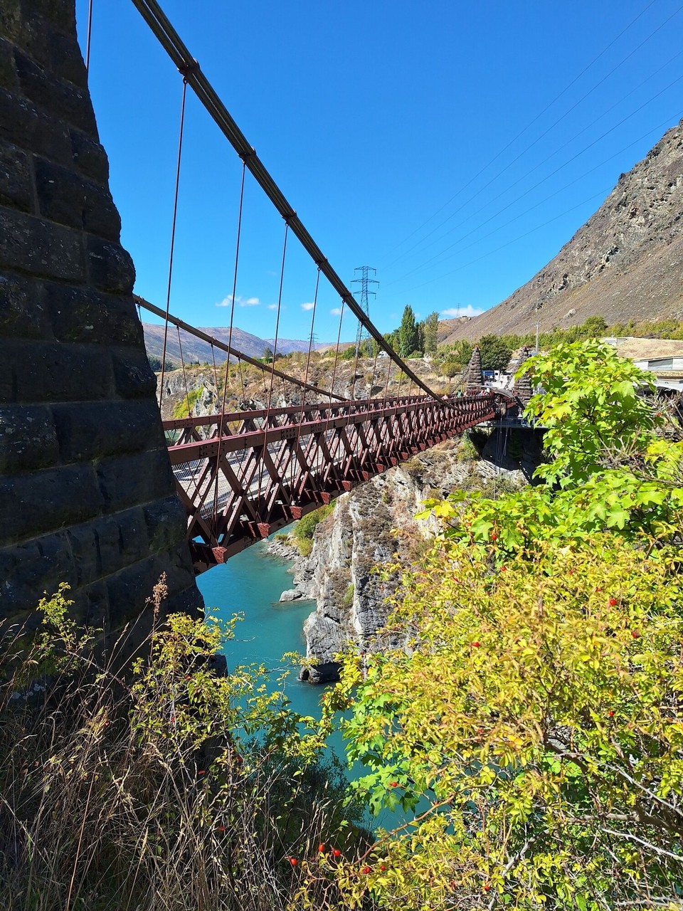 Neuseeland - Queenstown - Die Kawarau Gorge Suspension Bridge 