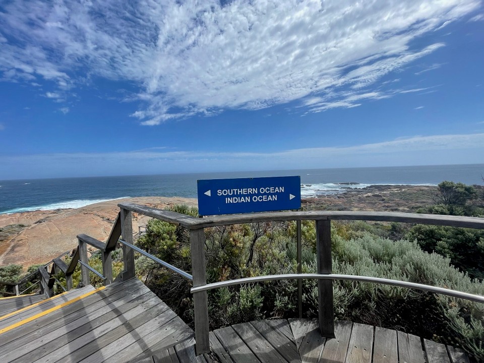 Australien - Hamelin Bay - Dies ist der südwestlichste Punkt Australien, wo der Indische Ozean und das Arktische Meer aufeinandertreffen.