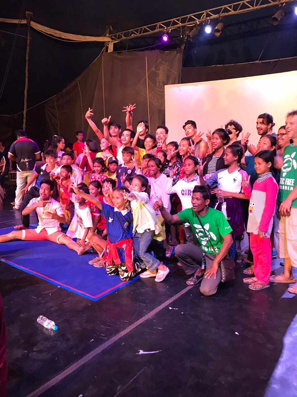 Cambodia - Battambang - All the fun of the circus Cambodian style