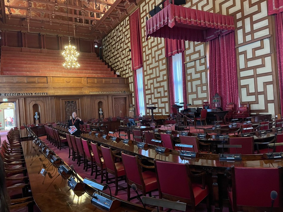 Schweden - Arlandastad - Plenarsaal mit…