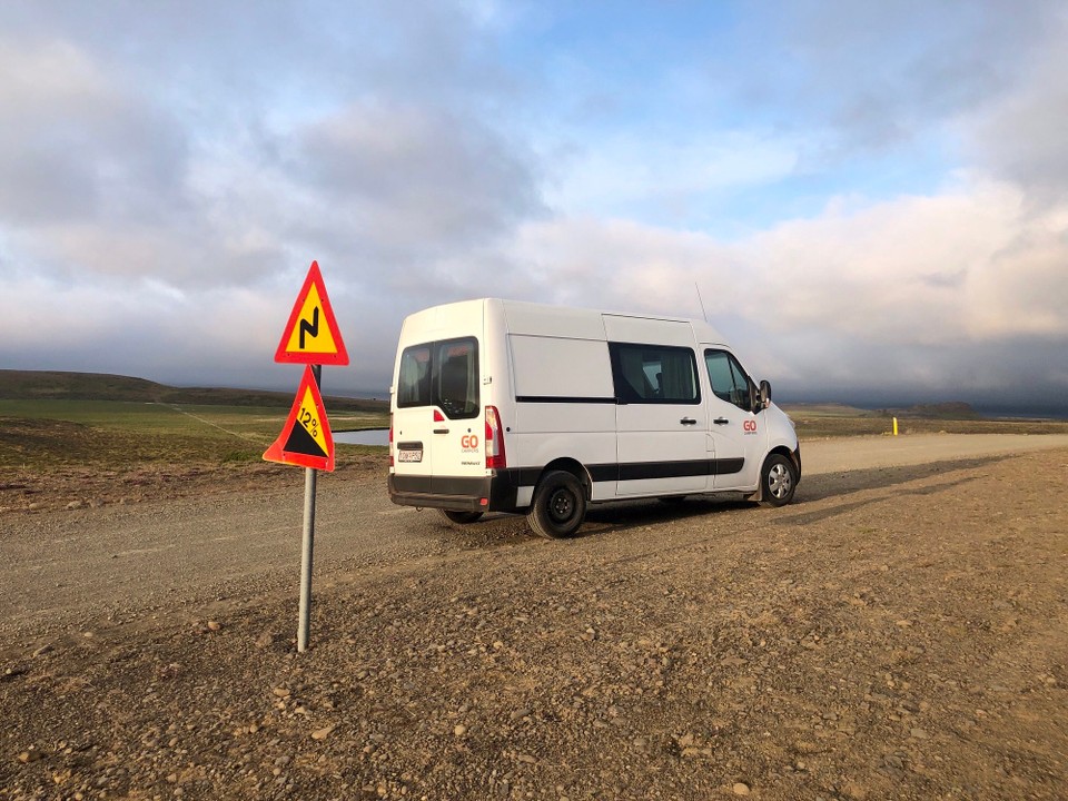 Island - Húnaþing vestra - So. Oben angekommen. Noch ein letzter Blick zurück...