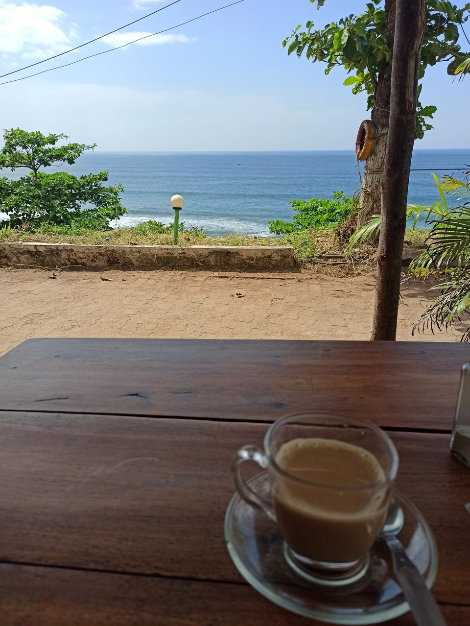 Indien - Varkala - Traumhafte Aussicht. Mein Lieblings CAFÉ- Holy Rabbit🐰