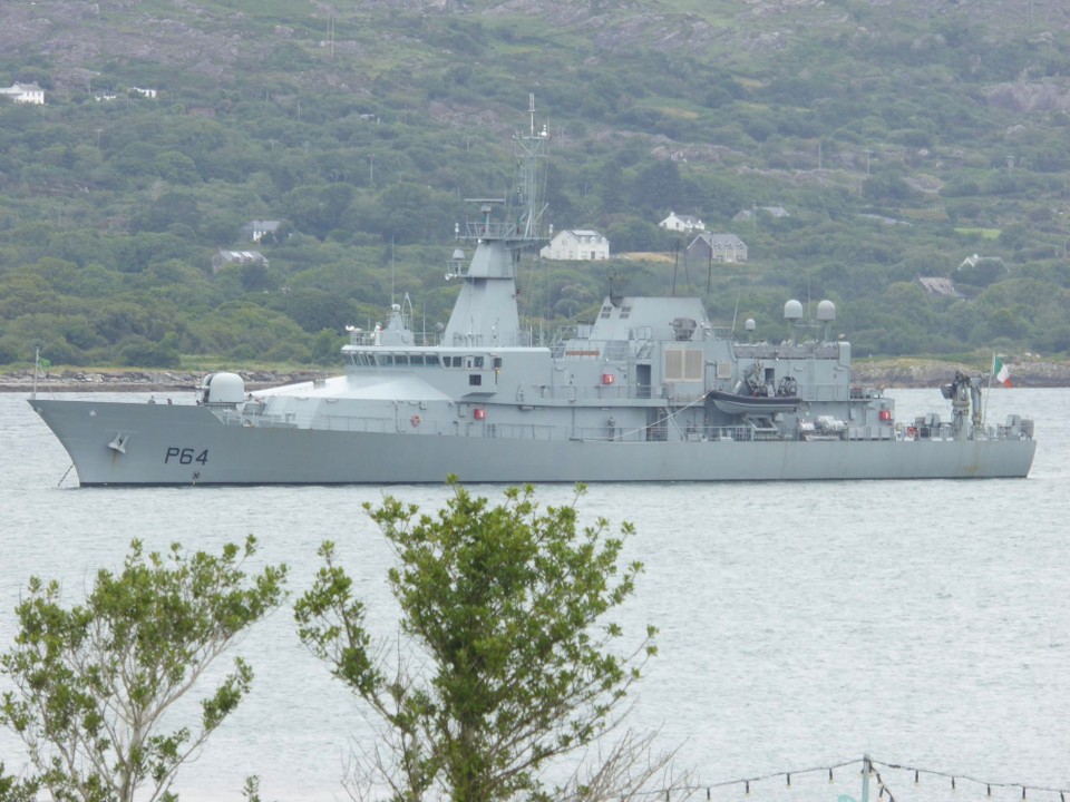 Ireland -  - LE George Bernard Shaw is a Samuel Beckett-class offshore patrol vessel of the Irish Naval Service.