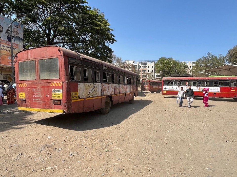 Indien - Nashik - Busbahnhof