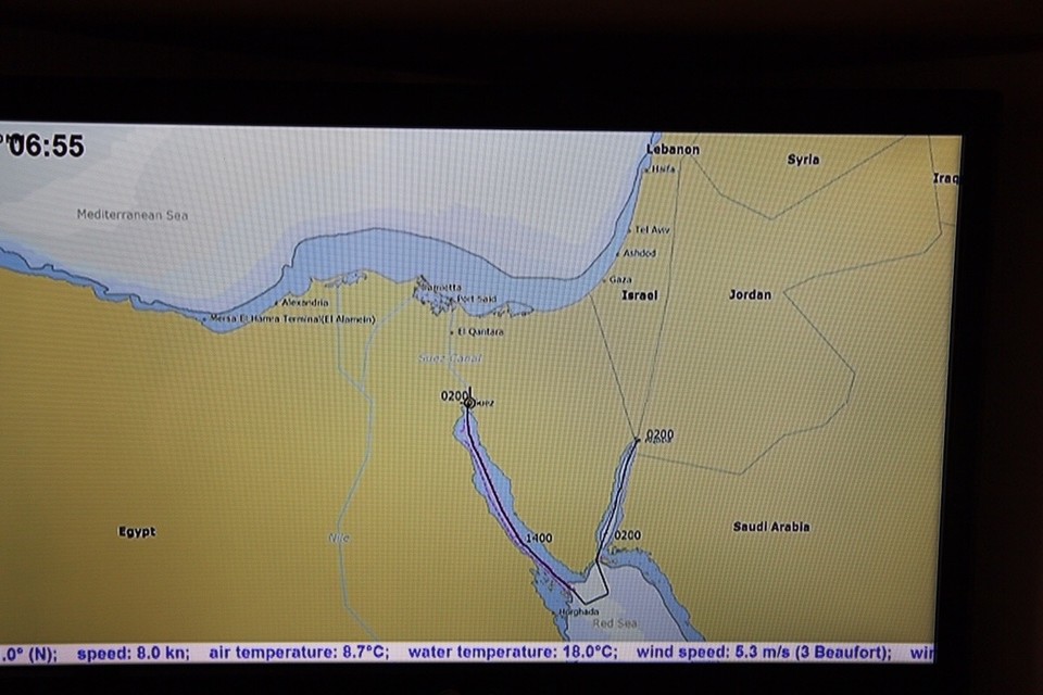 Ägypten - El-Ismailiya (Ismailia) - Der Lange Tag durch den Suez-Kanal